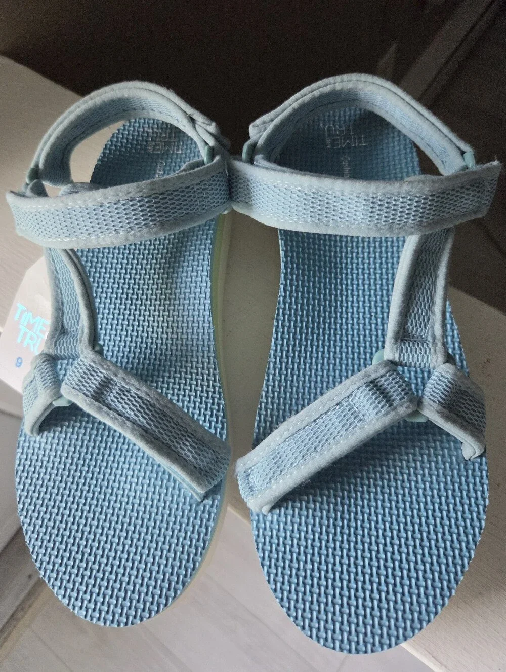 Time & Tru - Platform Wedge Sandals - similar to Tevas - NWT - size 9 - Comfort!